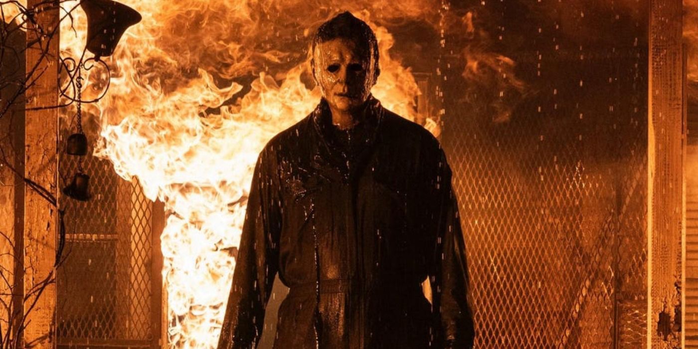 Michael Myers in Flames